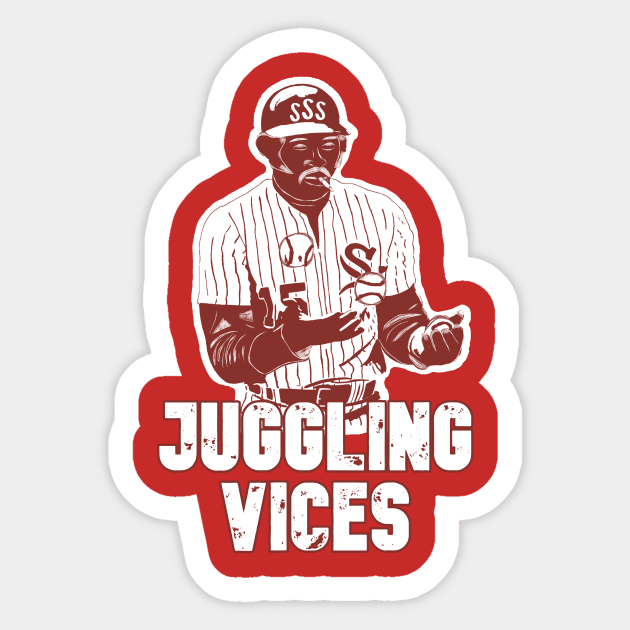 Juggling Vices (SSS) Sticker by Sox Populi